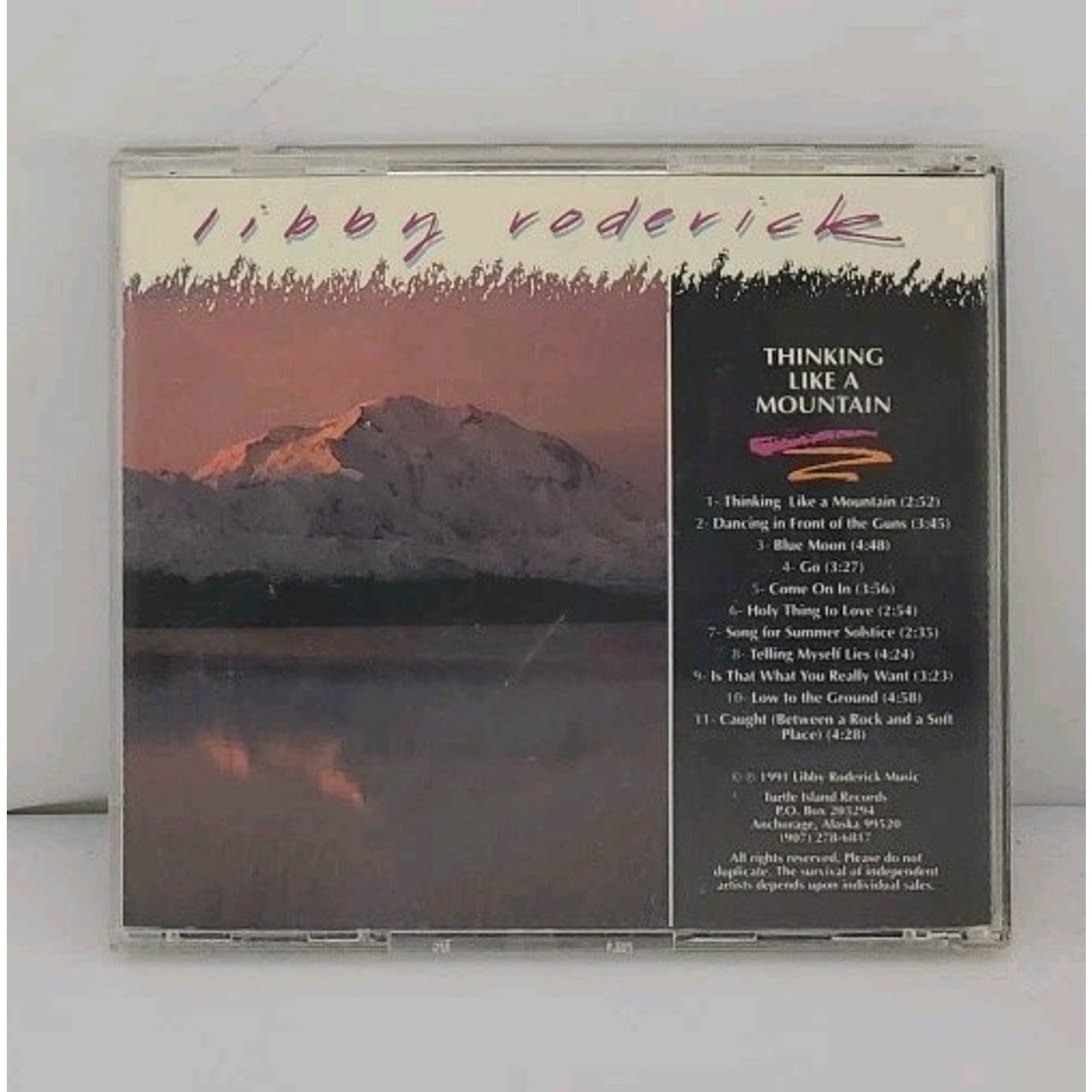 Libby Roderick - Thinking Like a Mountain CD 1990 Folk/Gospel Philo