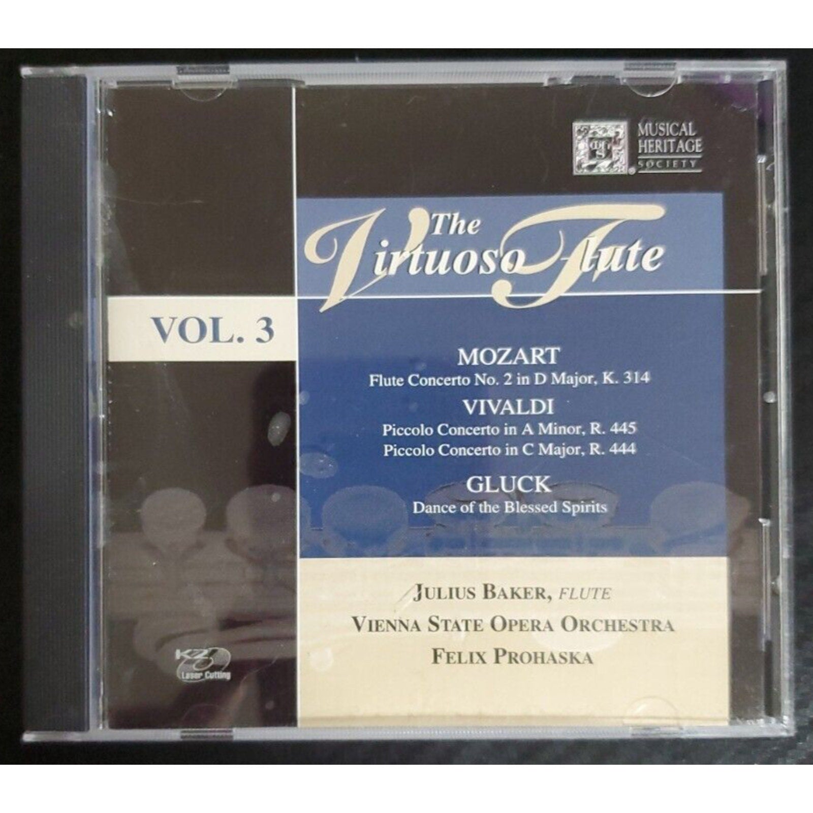 The Virtuoso Flute, Vol. 3 (CD, Musical Heritage Society)