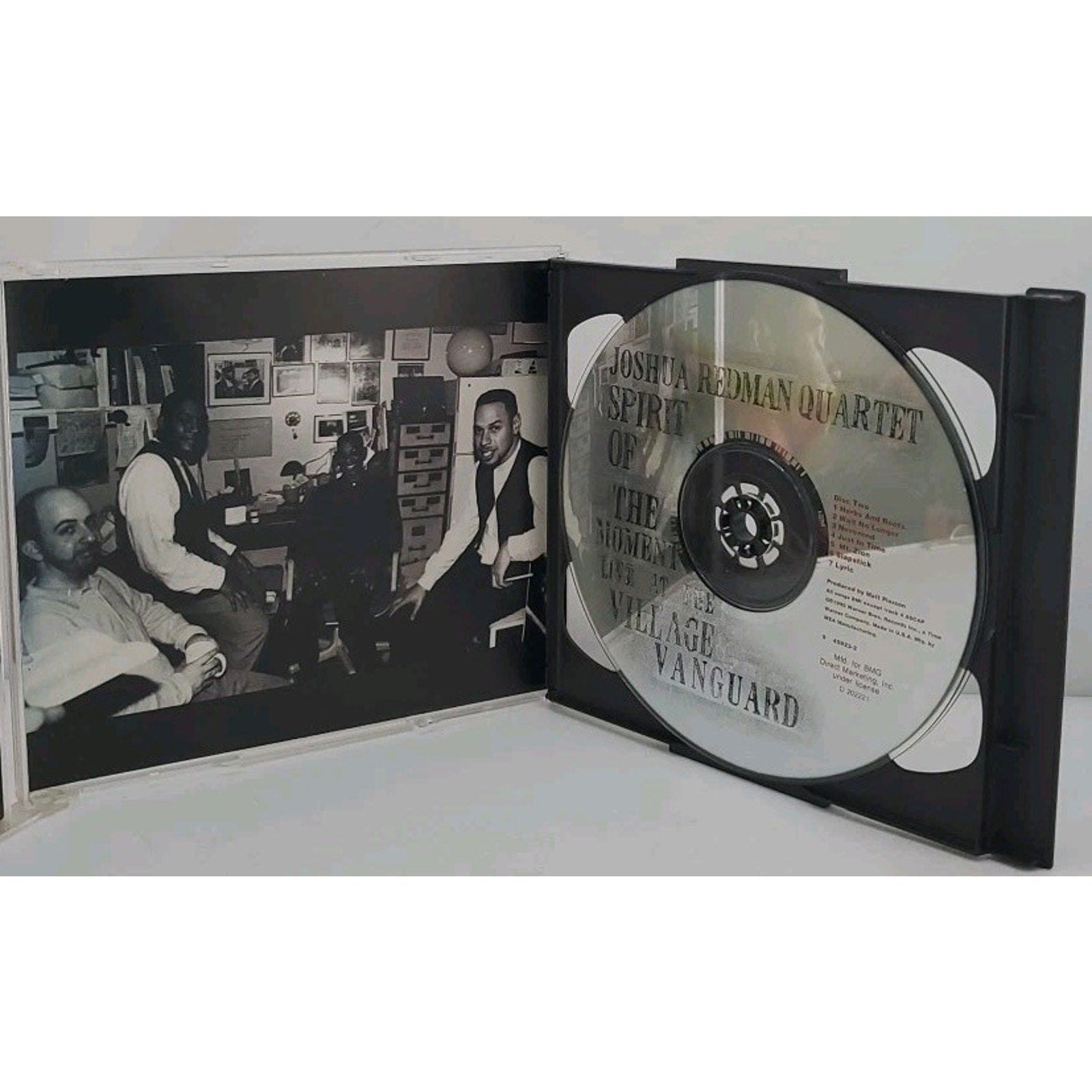Joshua Redman Quartet Spirit Of The Moment (CD, 2 Disc, 1995, BMG)