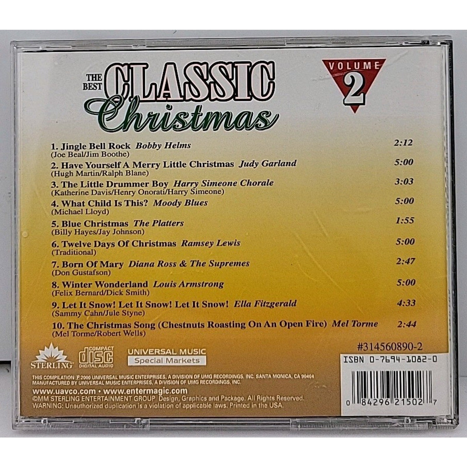 CD The Best Classic Christmas Volume 2