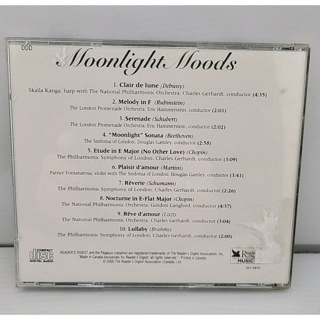 Moonlight Moods Music CD 2000, Reader's Digest Music