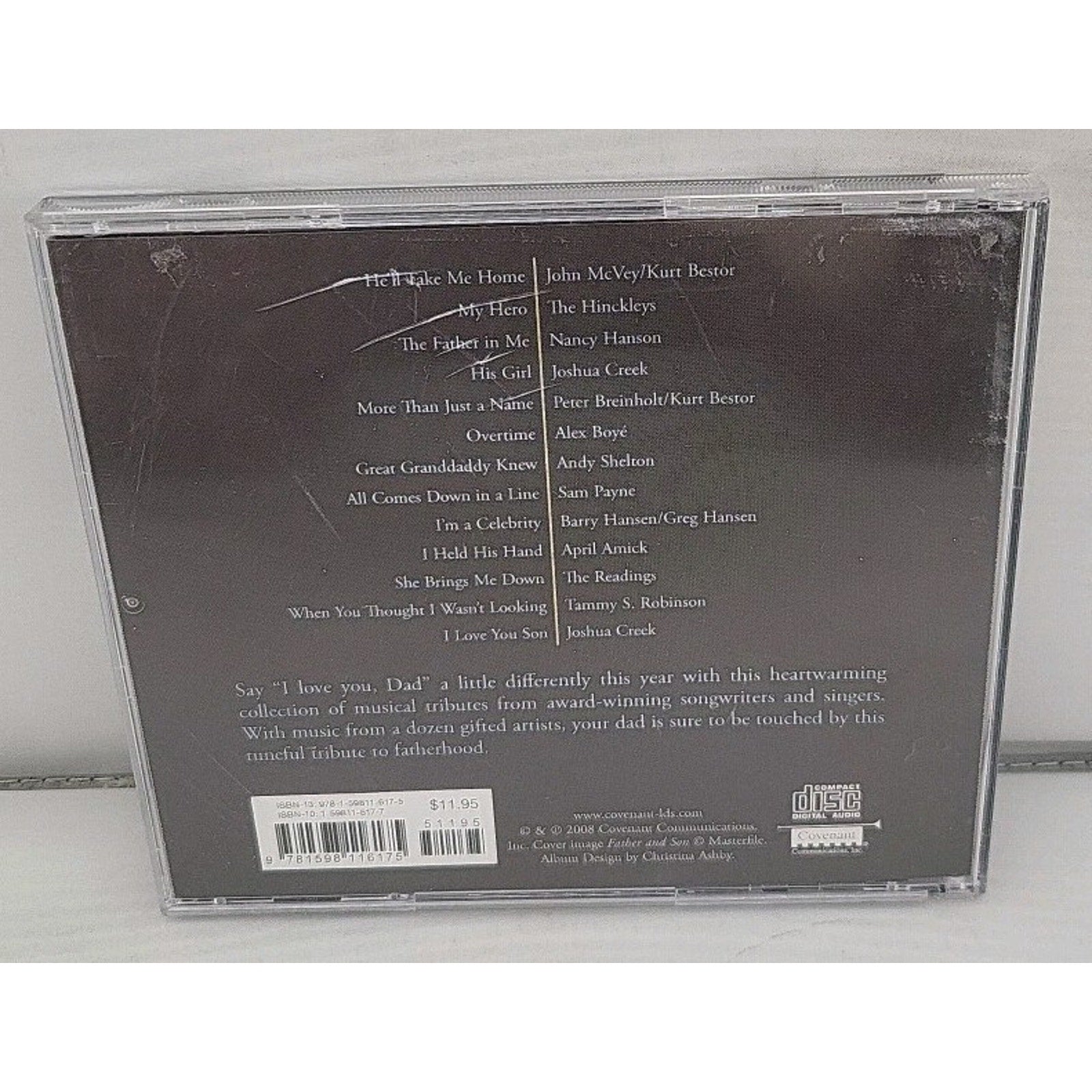 A Father's Love CD Tributes to Dad Alex Boye Kurt Bestor Joshua Creek Sam Payne
