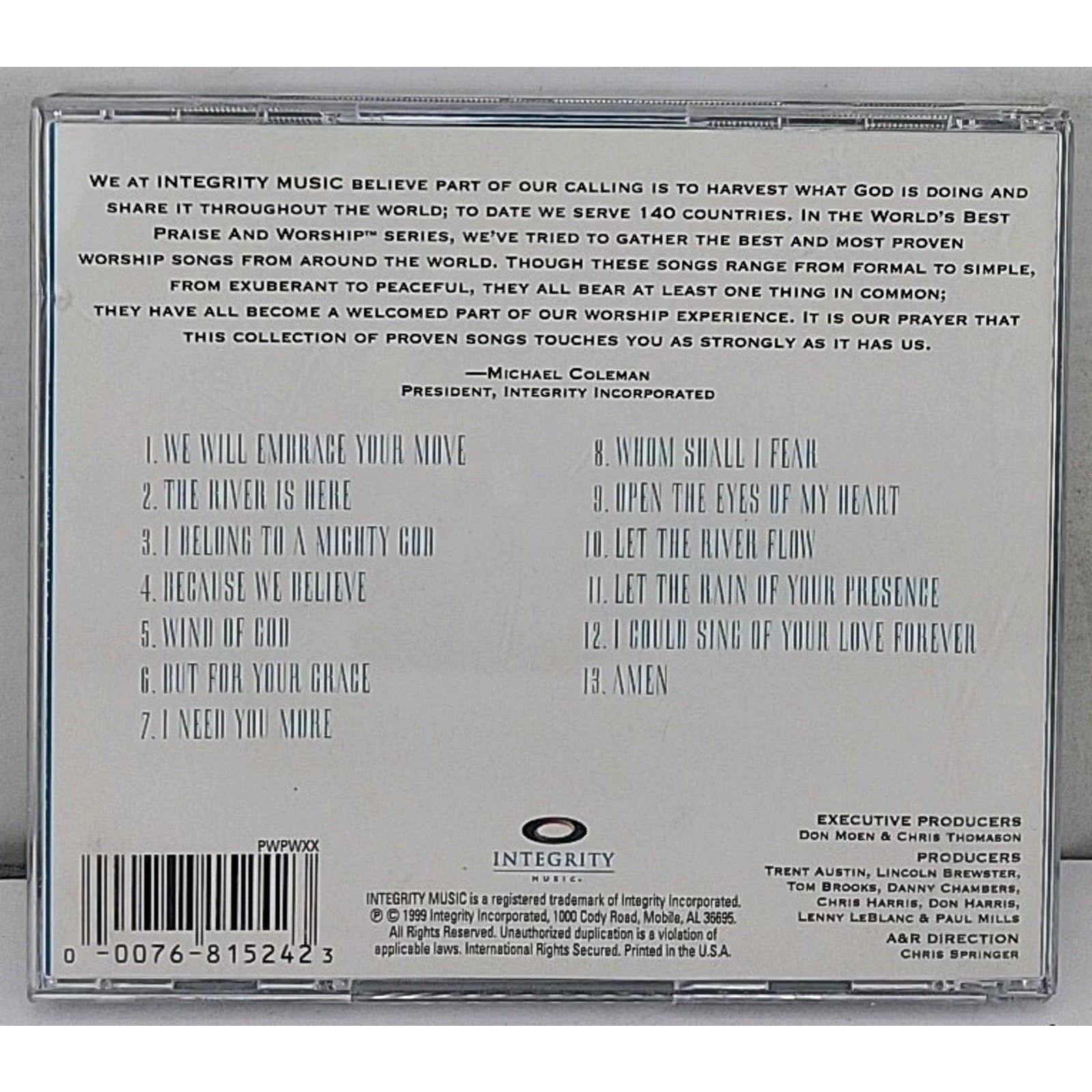 World's Best Praise and Worship Acoustic Worship Music CD