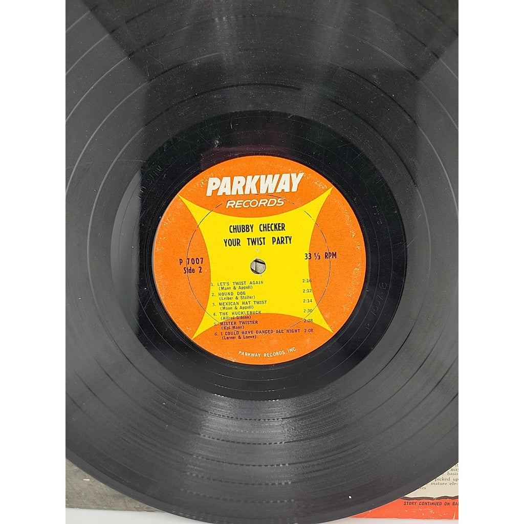 Chubby Checker – Your Twist Party LP (Parkway P-7007) Original 1961