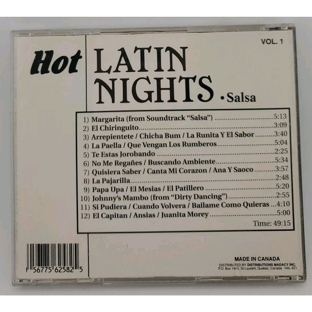 Hot Latin Nights - Audio CD By Various Artists