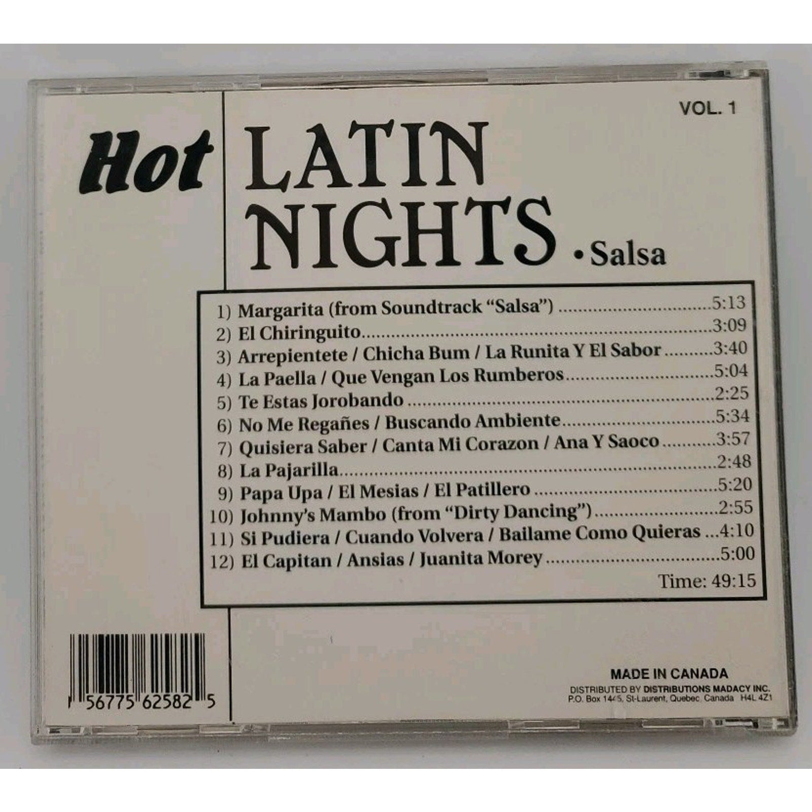 Hot Latin Nights - Audio CD By Various Artists