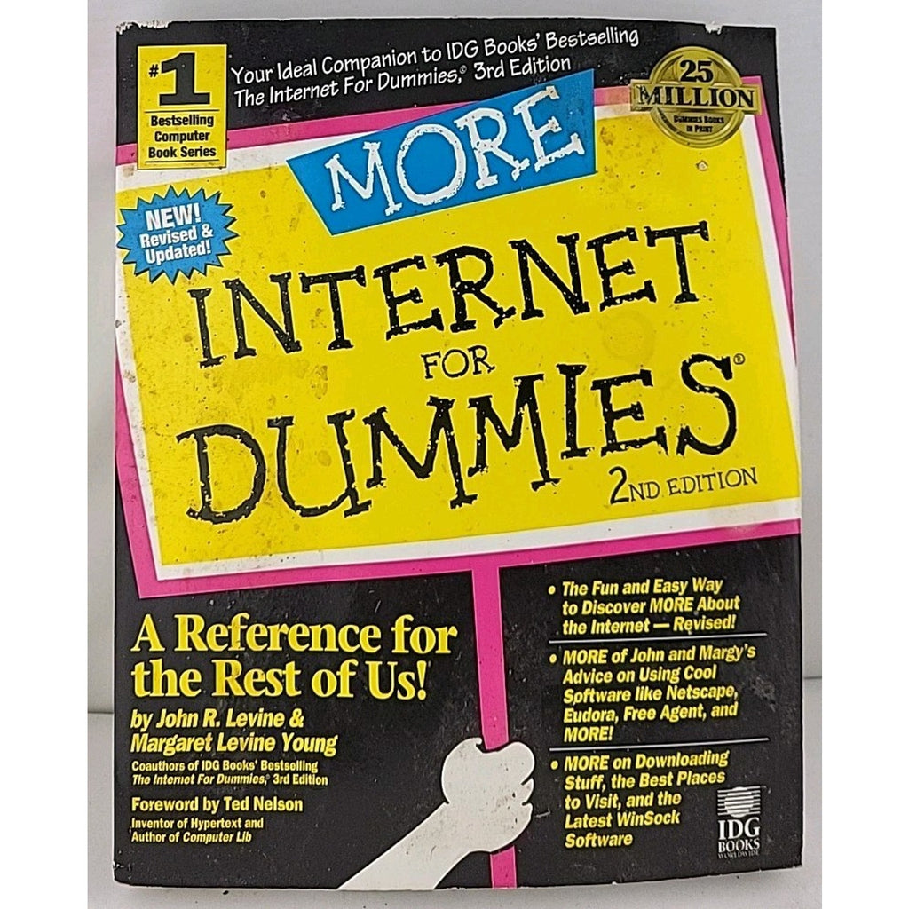 More Internet by John Levine (1996, Trade Paperback)