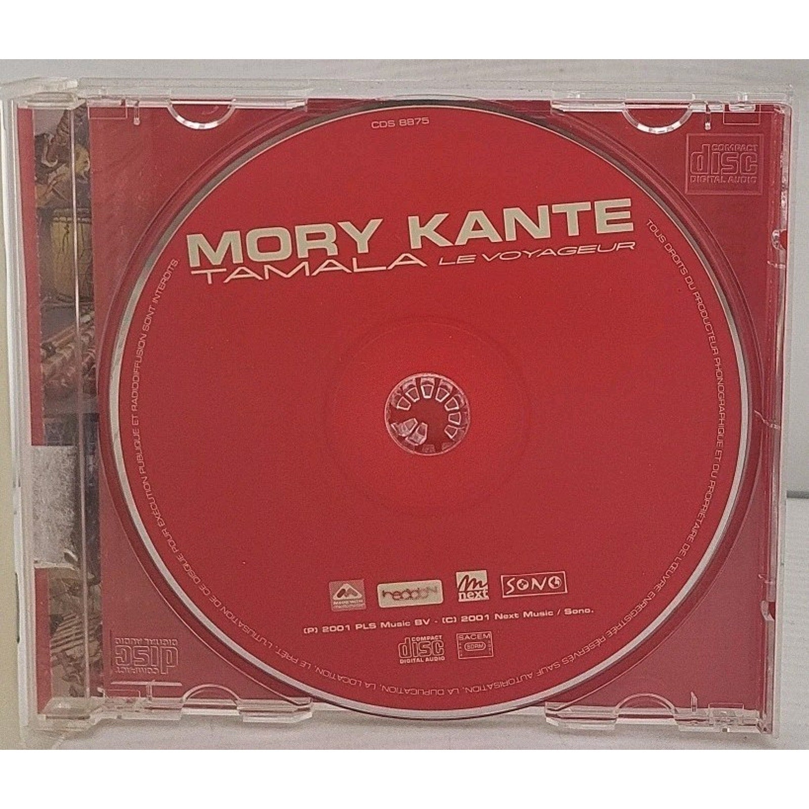 Mory Kante - Tamala Le Voyageur 2001 CD (Le Griot, Mana Mana Ko, Dimini..)