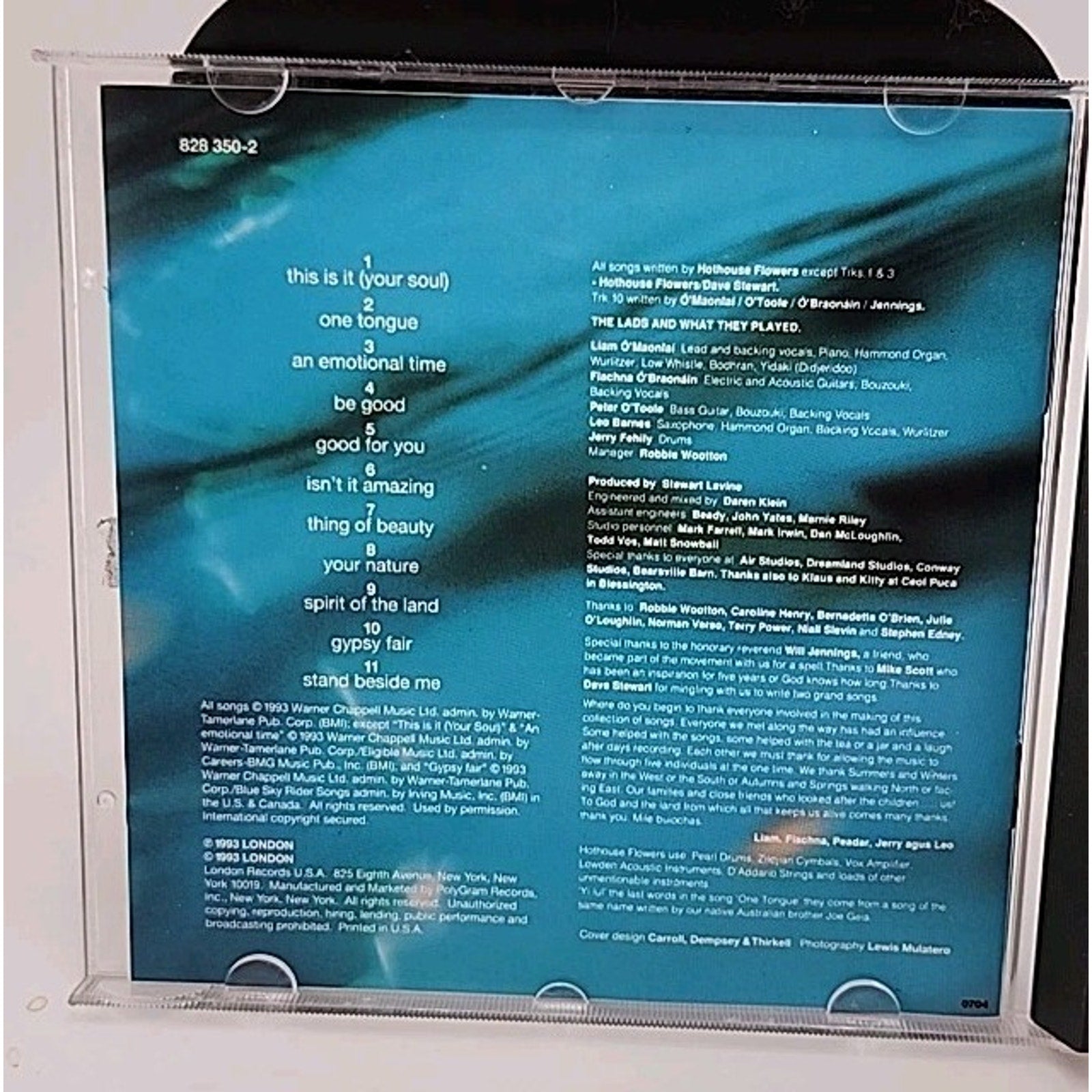 Songs From The Rain by Hothouse Flowers (CD, Mar-2000, Rhino (Label))