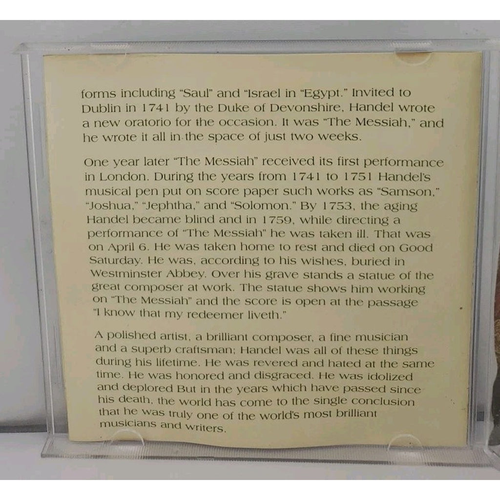 Messiah CD
