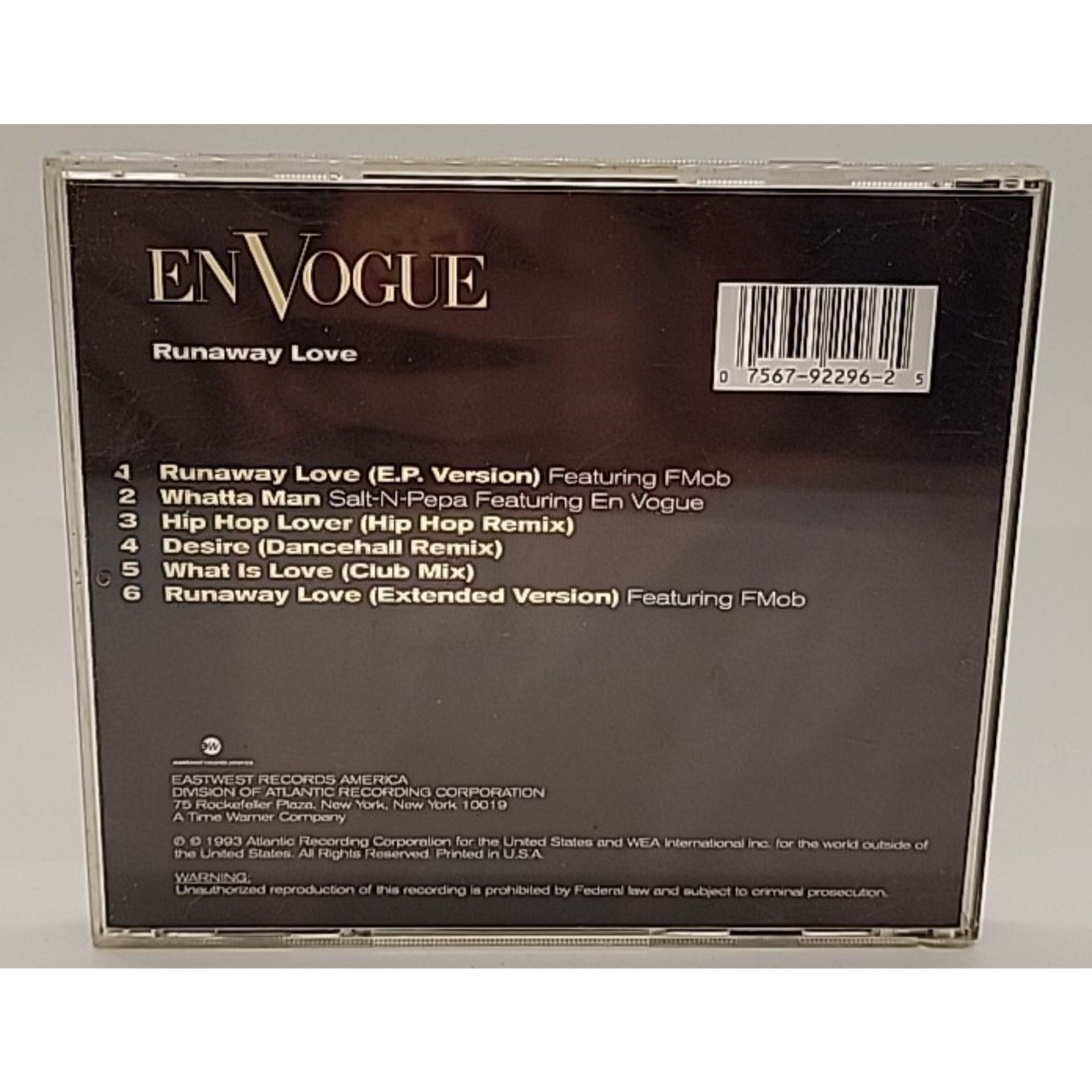 Runaway Love (Ep) by En Vogue (CD, 1993)