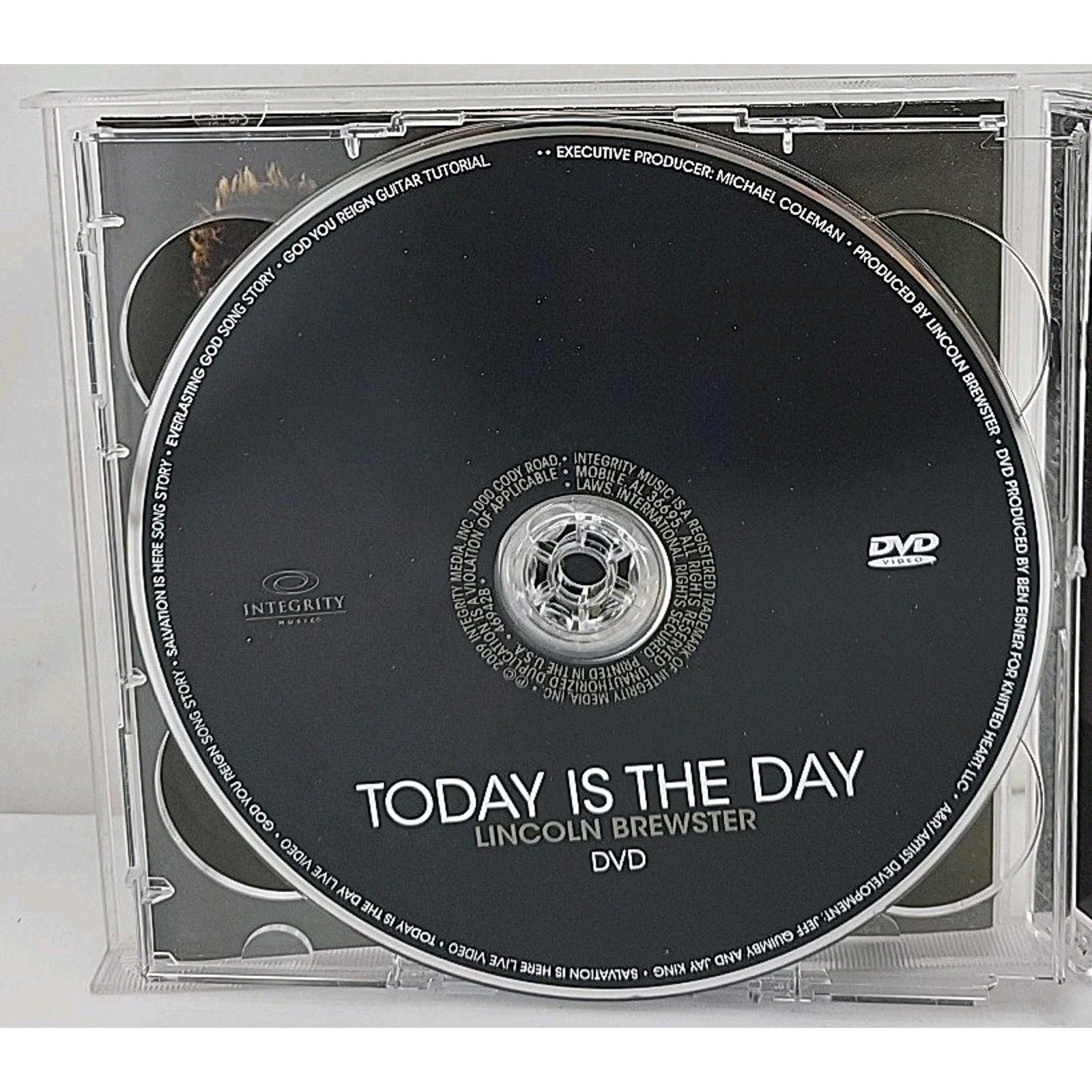 Today is the Day Deluxe Edition Lincoln Brewster 2009 Integrity Music CD/DVD