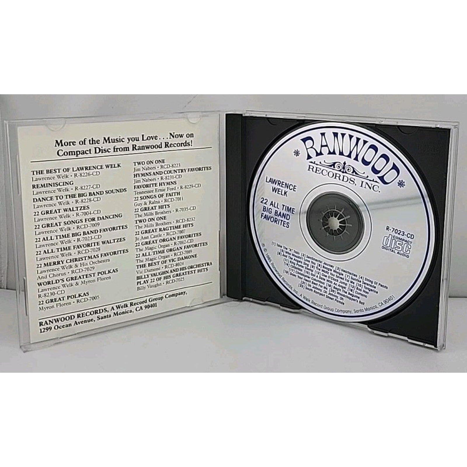 22 All Time Big Band Favorites by Welk, Lawrence (CD, 1991)