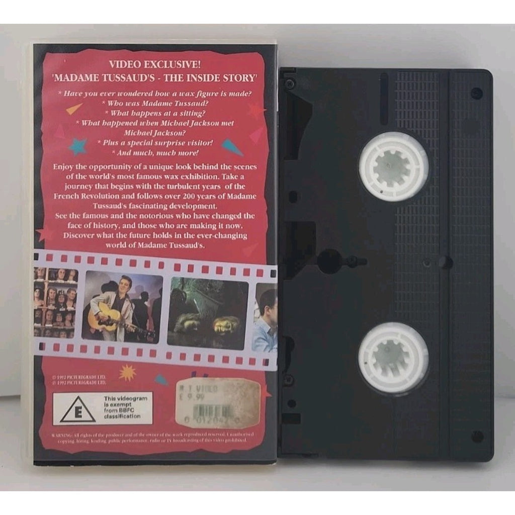 MADAME TUSSAUD'S THE INSIDE STORY (VHS, 1992) Souvenir Video NTSC