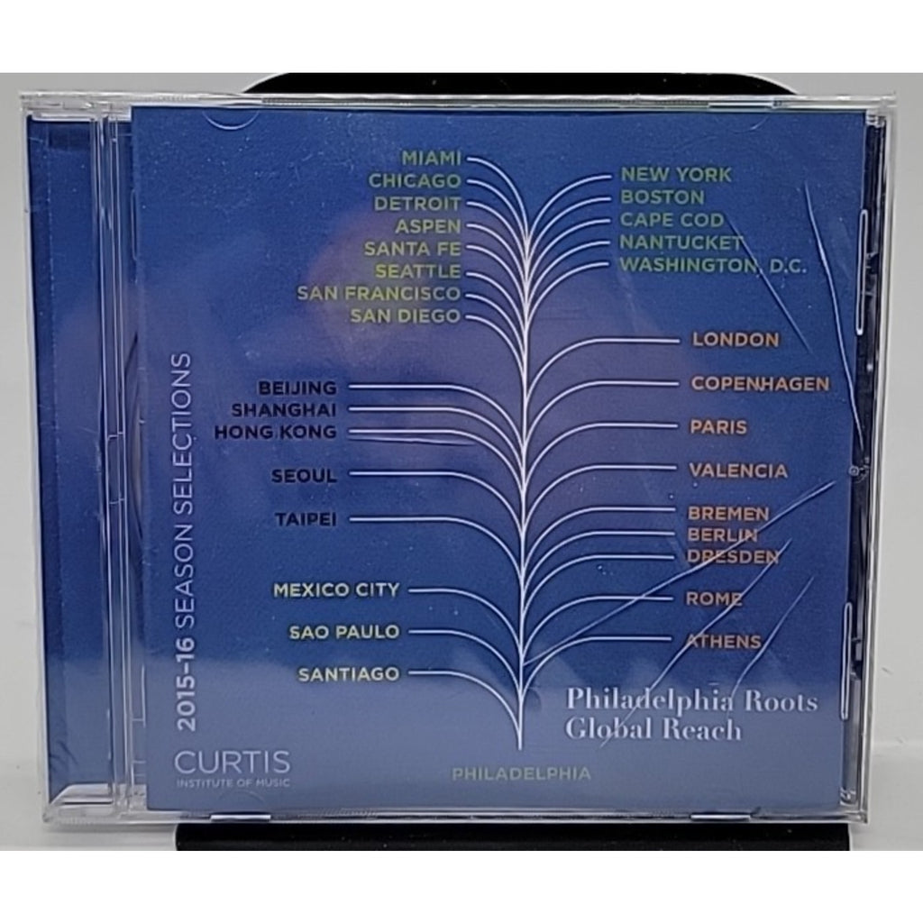 Curtis Institute Of Music 2015-16 Season Selections (CD) *Brand New*