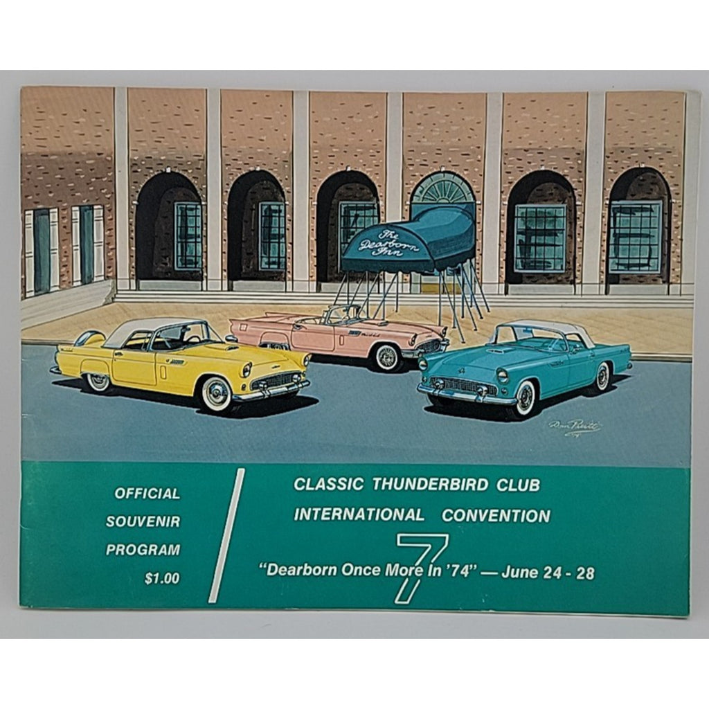 1974 Ford Thunderbird Club International National Convention Program Booklet