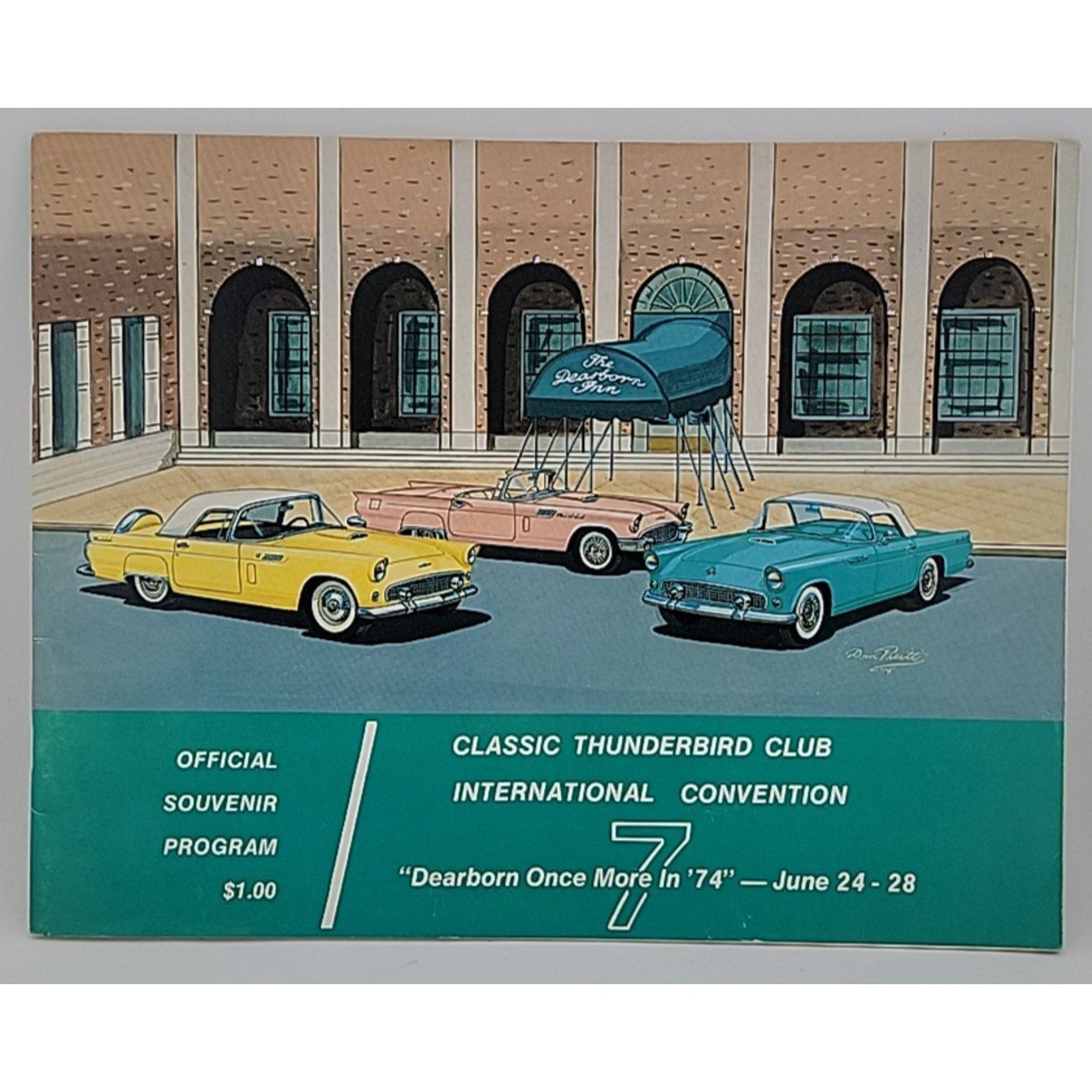1974 Ford Thunderbird Club International National Convention Program Booklet