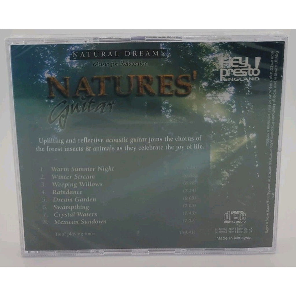 Nature's Guitar: Natural Dreams: Music For Relaxation (CD, 1999) *Brand New*