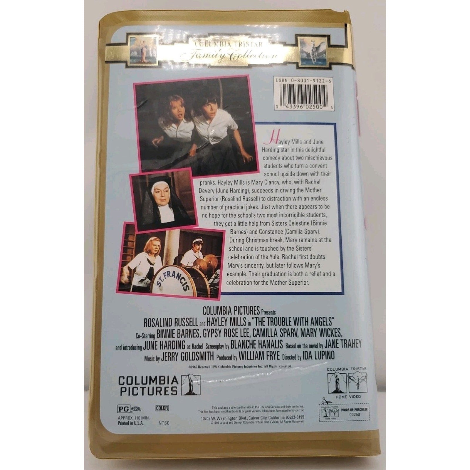 The Trouble With Angels (VHS, 1999, Clam Shell Case)