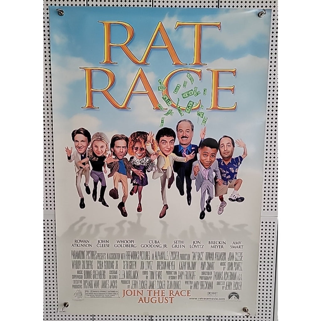 Rat Race 2001 Original Poster 27x40 Double Sided