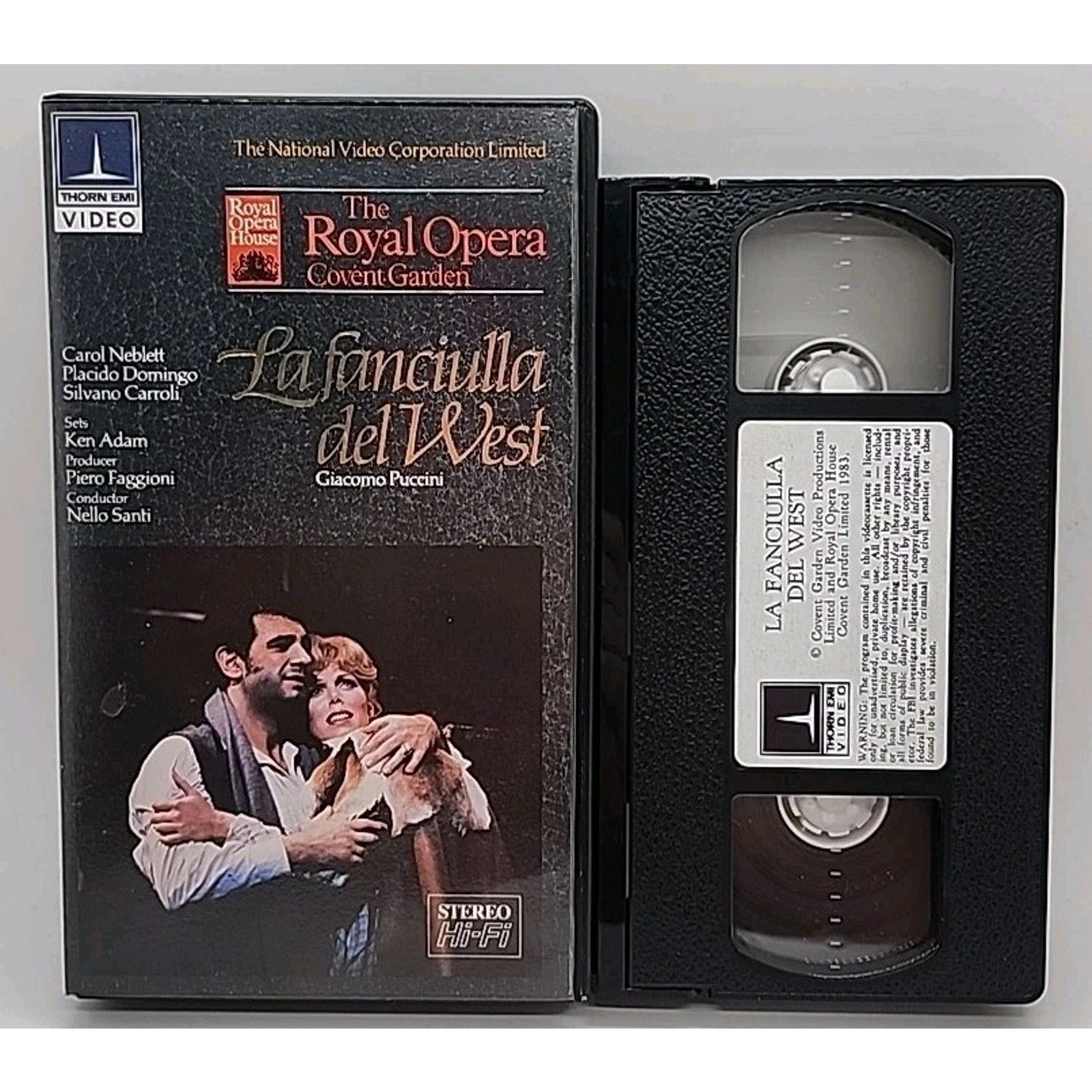 La Fanciulla Del West (VHS, 1993)