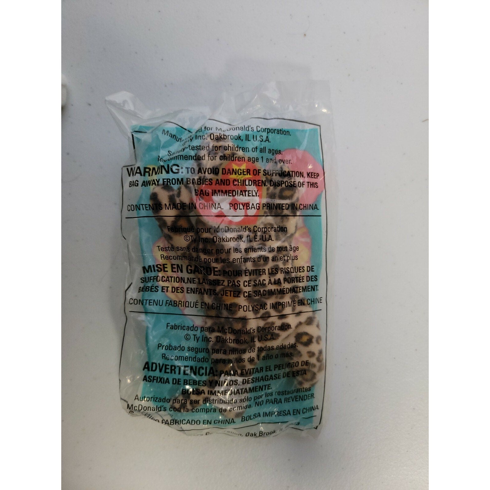 Ty Beanie Babies Freckles the Spotted Leopard Plush Toy - 4066
