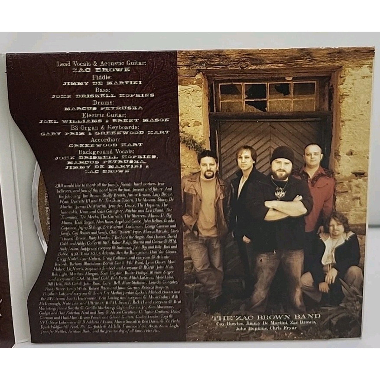 The Foundation by Zac Brown (CD, 2008)
