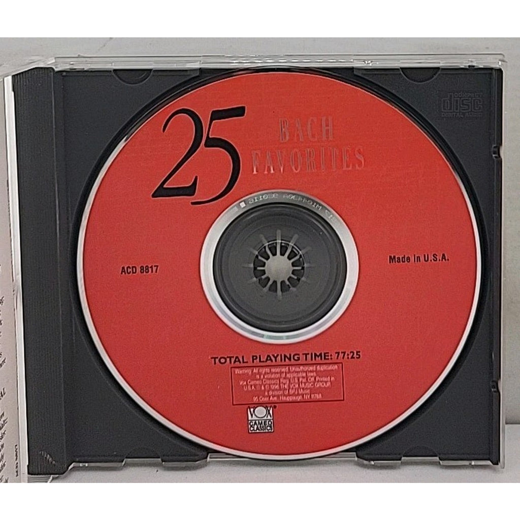 25 Bach Favorites by Various (CD, 1996)