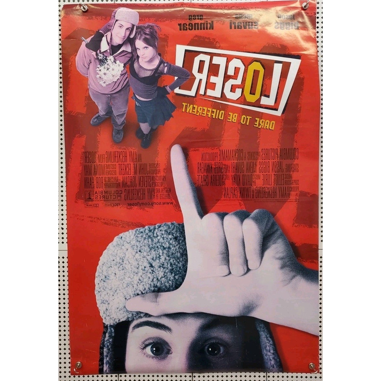 Loser Movie Poster 2 Sided Original Final 27x40 Jason Biggs Mena Suvari