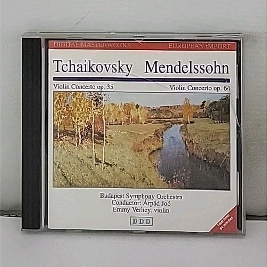Tchaikovsky Mendelssohn Violin Concertos Joó, Verhey DDD CD Made In Germany 1991