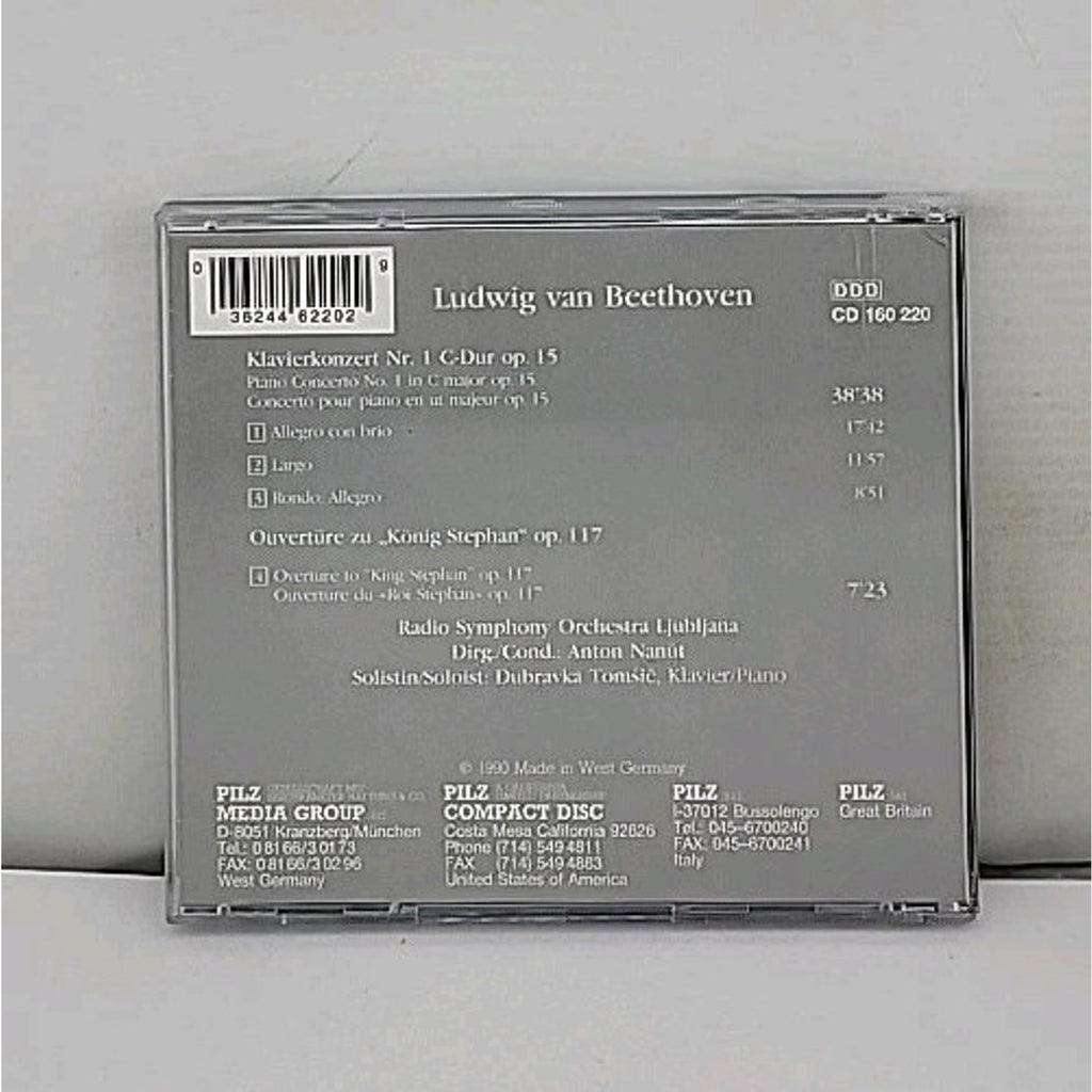 Beethoven CD Klavierkonzert Nr. 1 Ouverture zu Konig Stephan