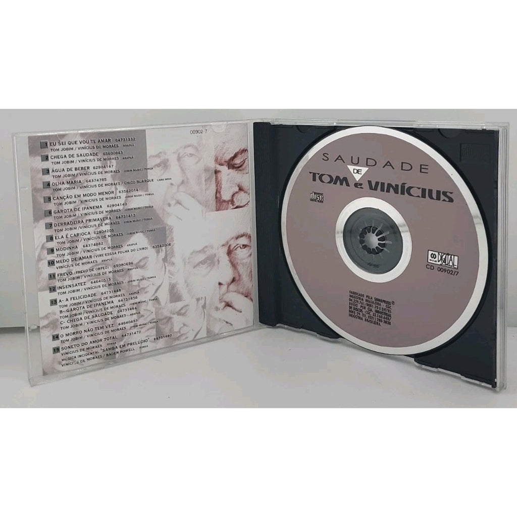 Tom & Vinicius - Saudade (CD, Cid Import, AM) Jobim, BIA, Garganta