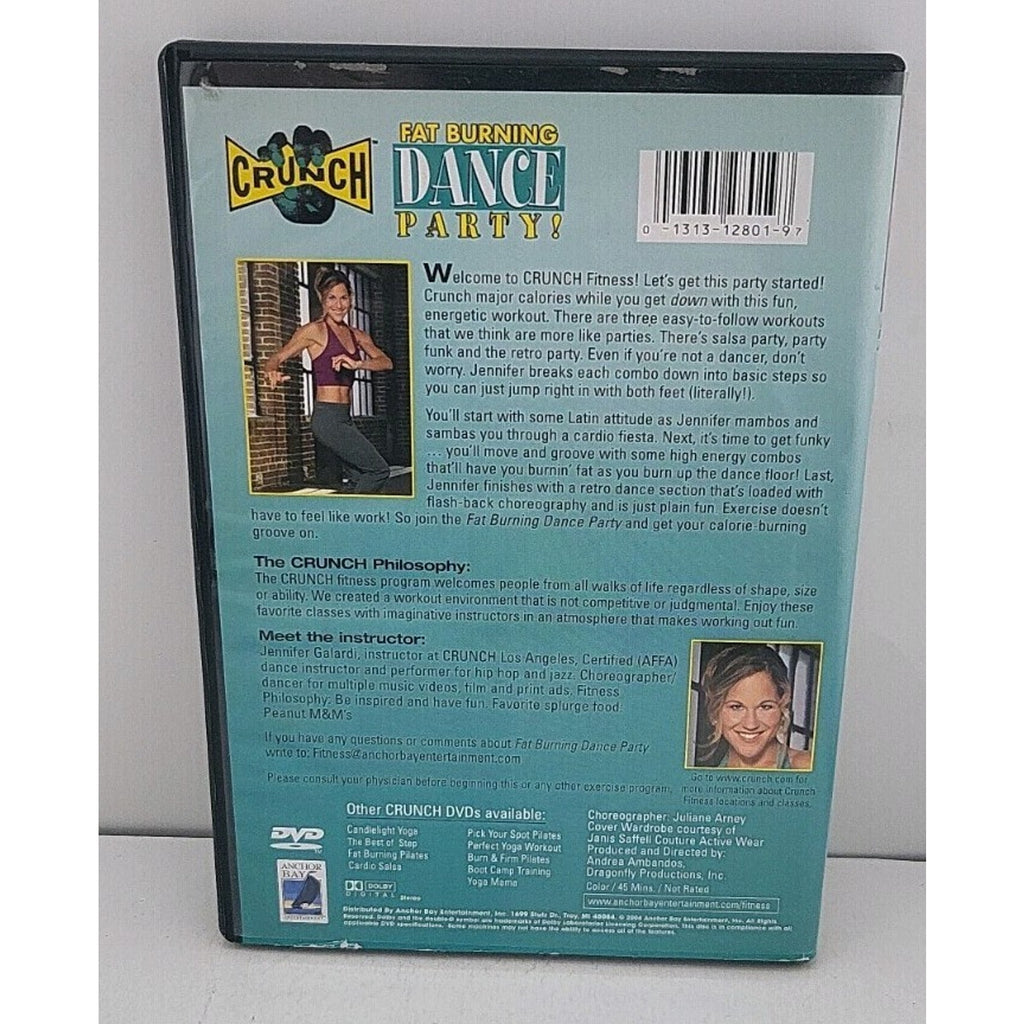Crunch-Fat Burning Dance Party (DVD, 2004)