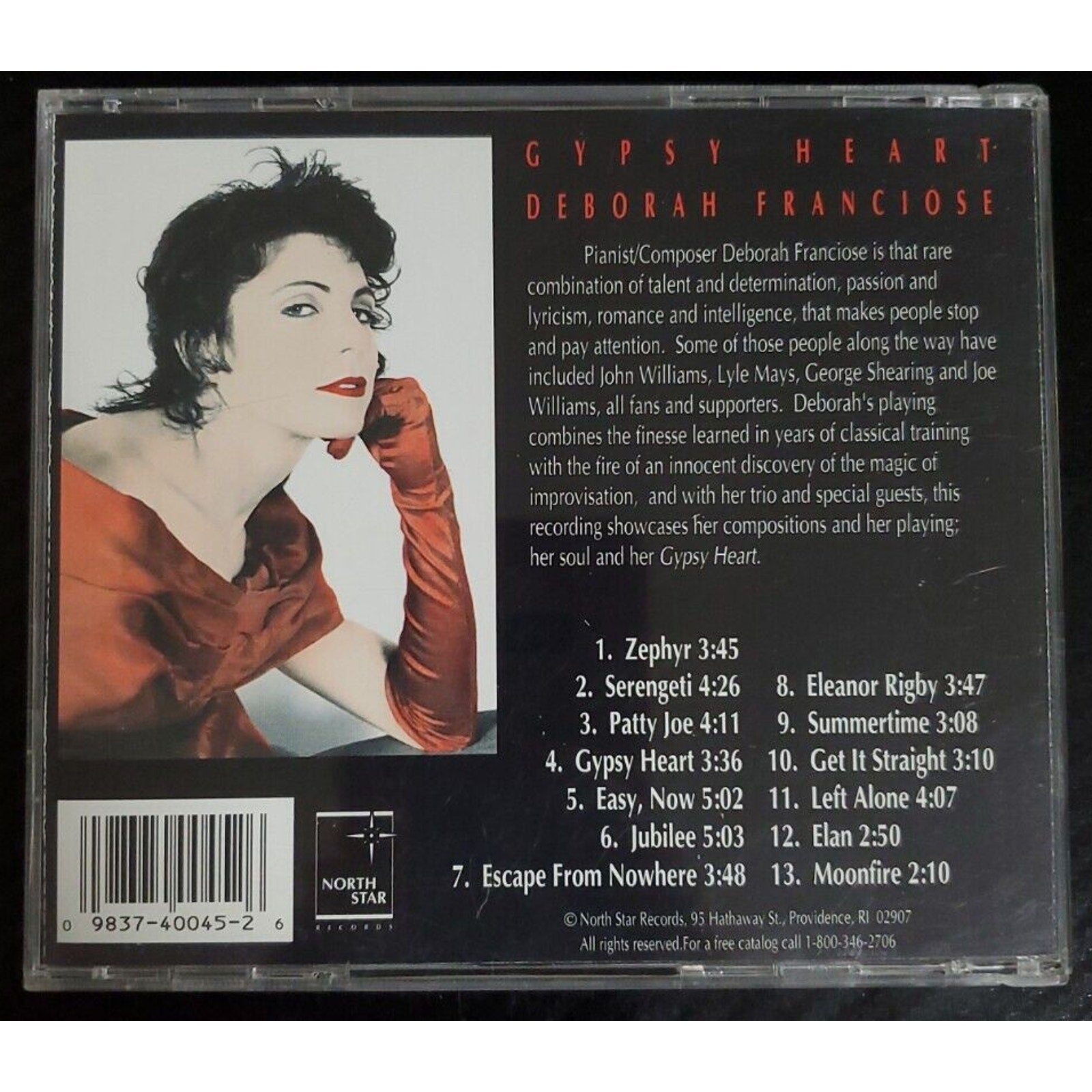 Gypsy Heart by Deborah Franciose (CD, Jul-2004, North Star Music)