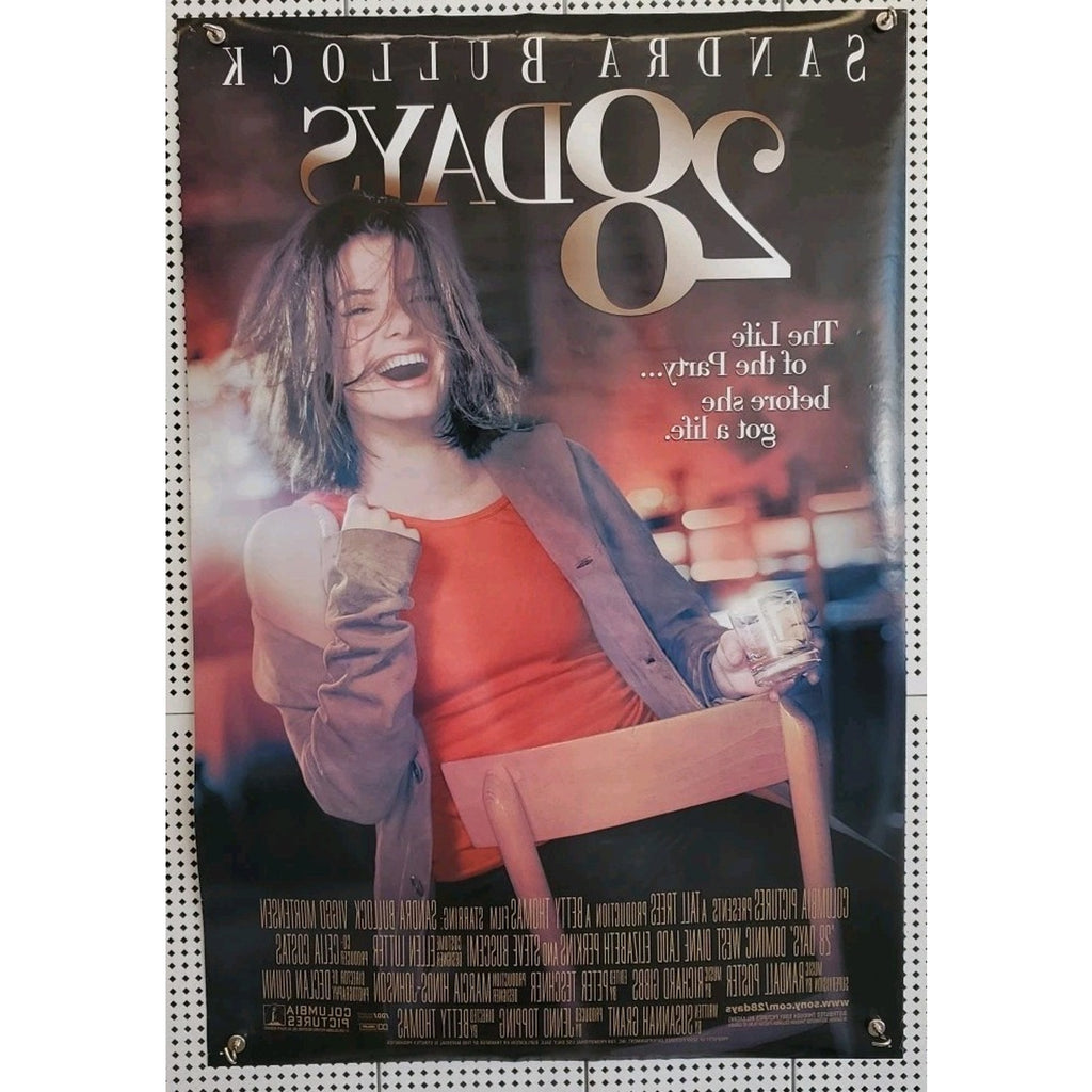 28 Days 1999 Original Movie Poster 27x40 Rolled Double Sided Mirror