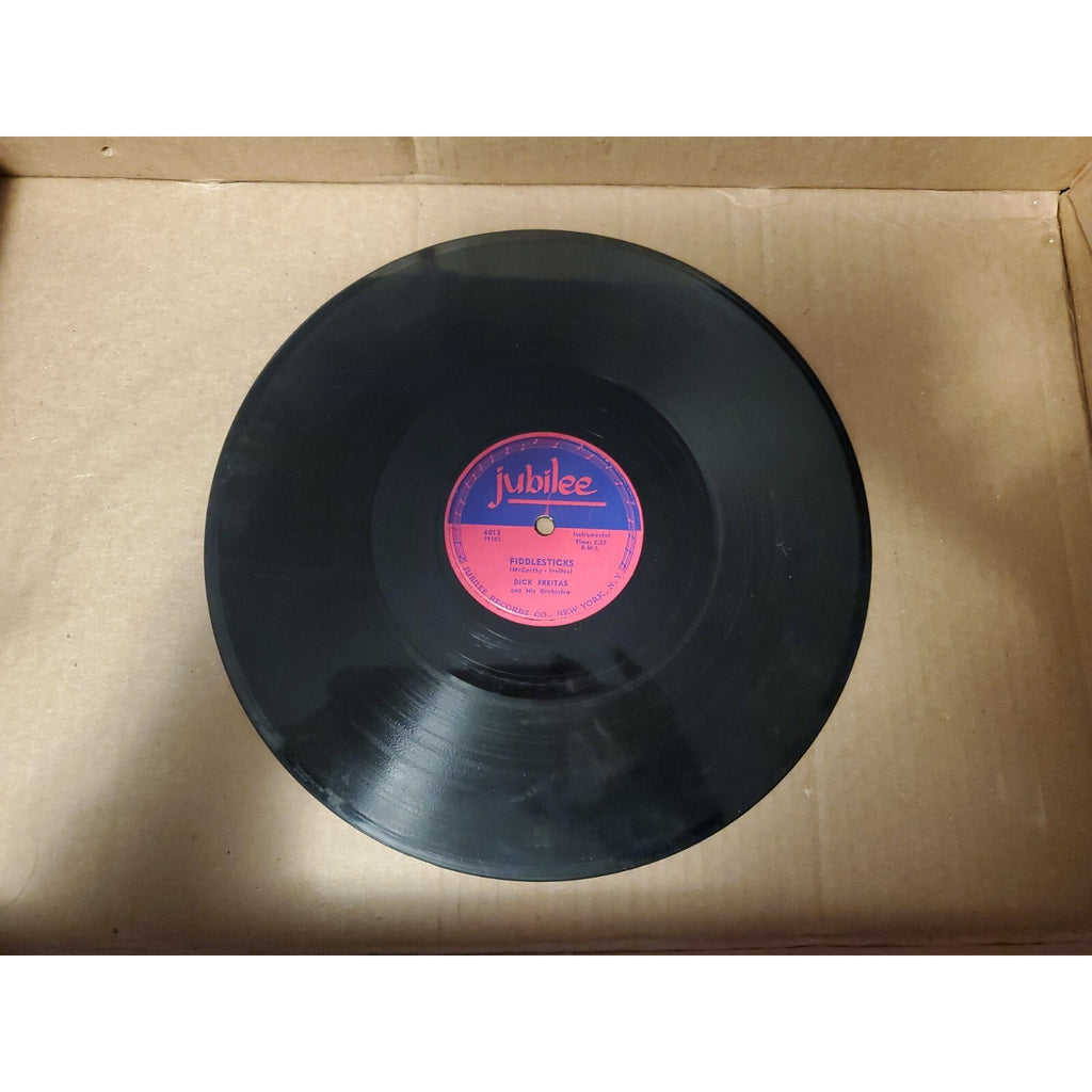 PROMO Jubilee 78 RPM Dick Freitas - Fiddlesticks / Wonderful Love 6013 (Record)