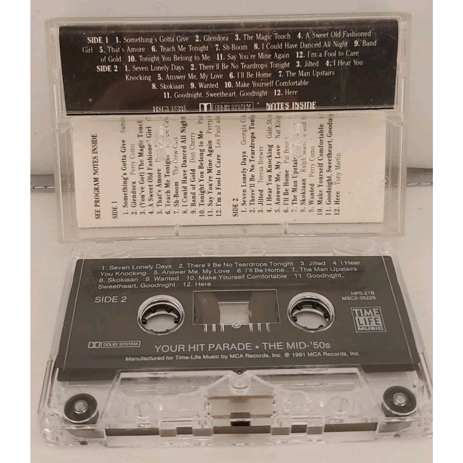 Your Hit Parade The Mid '50s Cassette Time Life Music HPS21