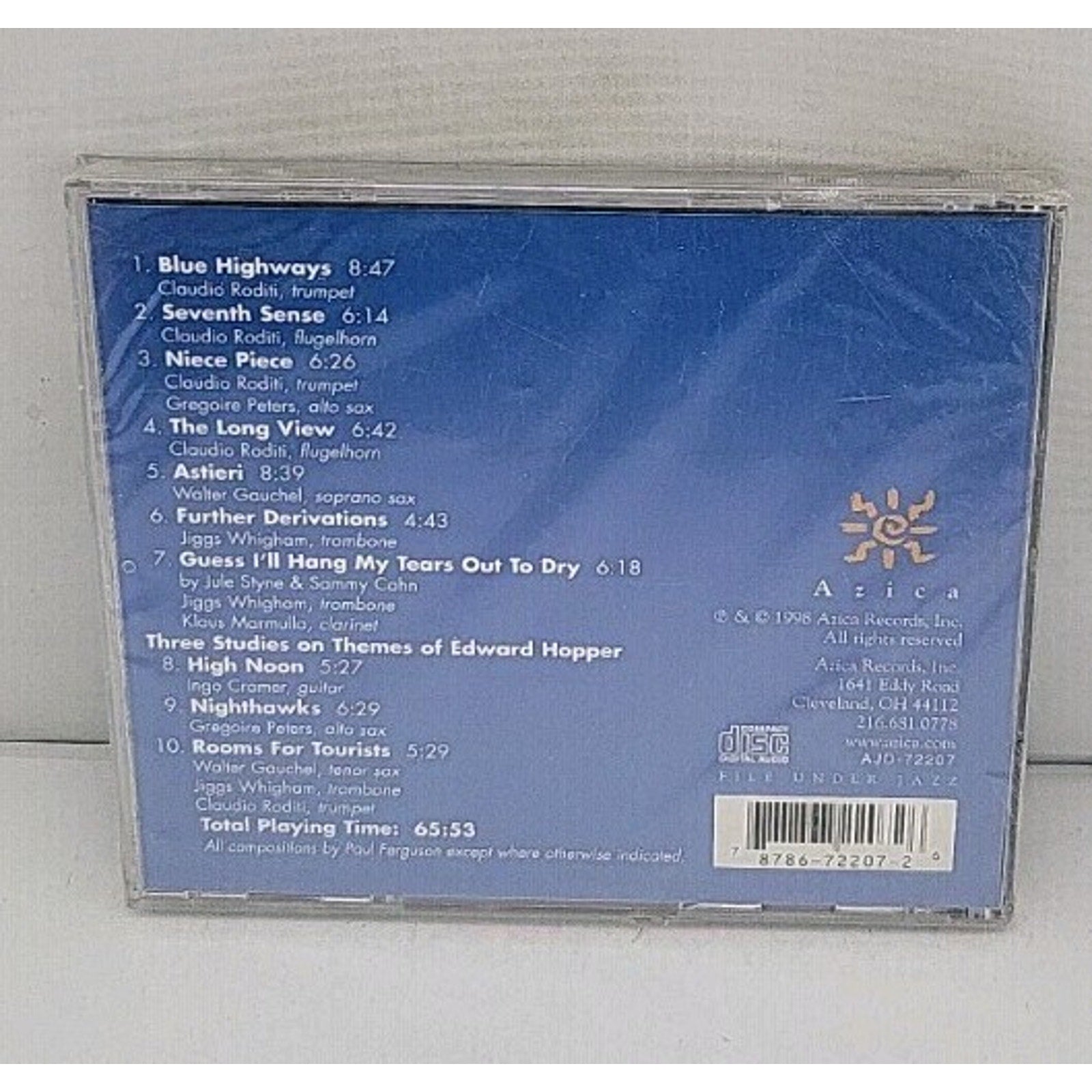 Blue Highways by Ferguson, Paul (CD, 1998) *Brand New*