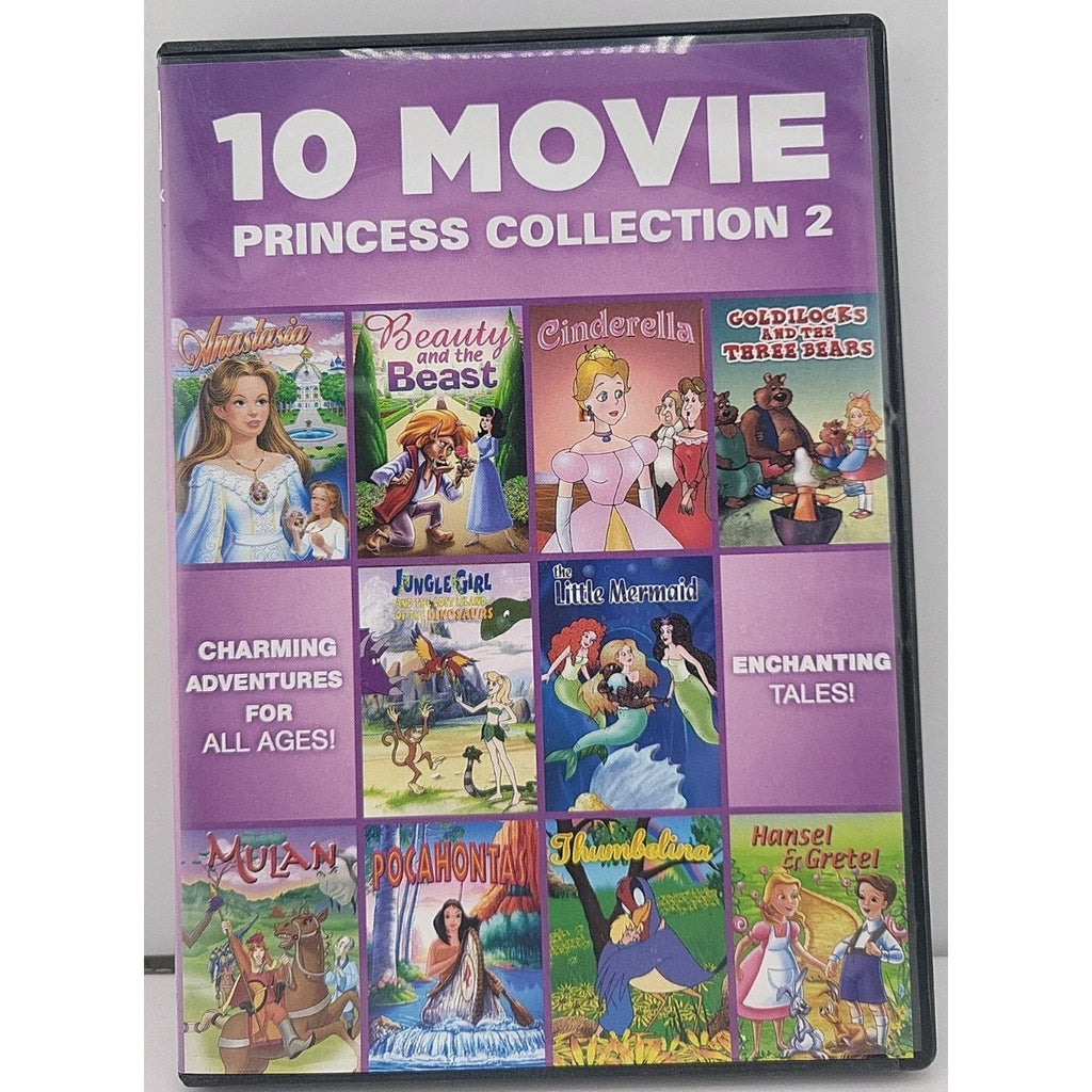 10 Movie Princess Collection 2 (DVD, 2002, 2-Disc Set)