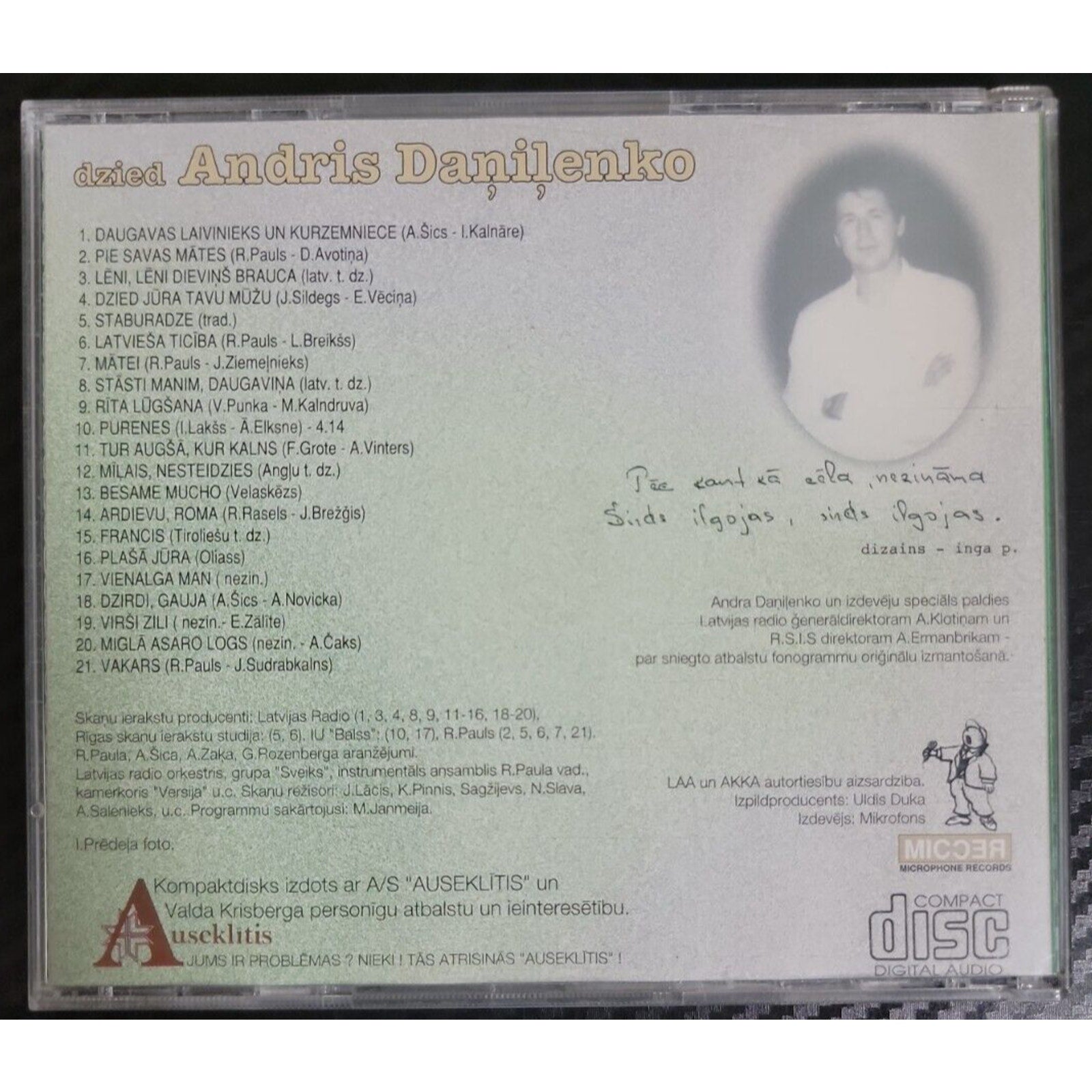 Dzied Andris Danilenko (CD)