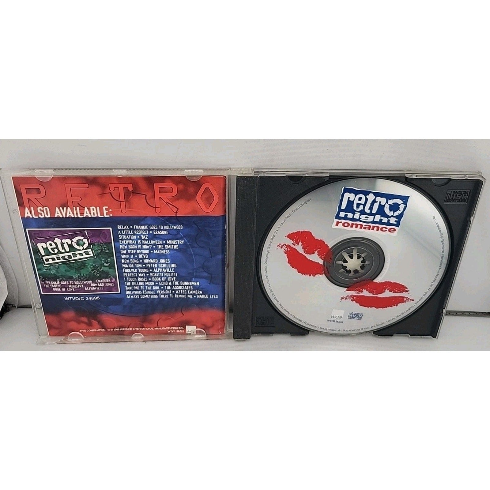 Retro Night Romance by Various Artists (CD, 1998, WEA (Distributor))