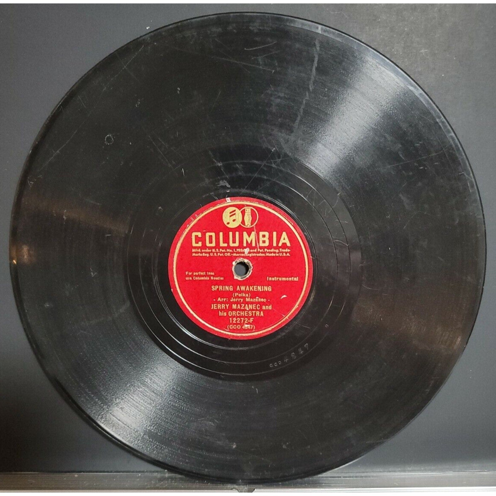 Spring Awakening - Jerry Mazanec And His Orchestra - Columbia - 12272-F