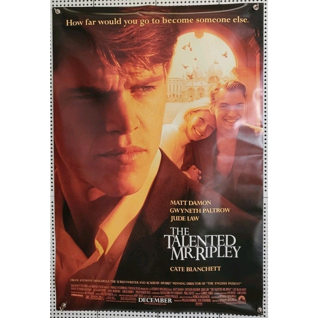 1999 The Talented Mr. Ripley Double Sided Promo Poster 27x40 Matt Damon PB31