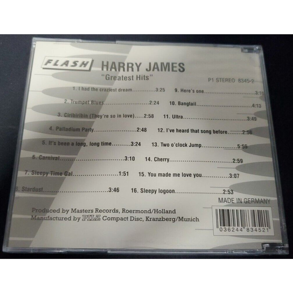 Harry James Greatest Hits CD Trumpet Blues Flash (CD) *Brand New*