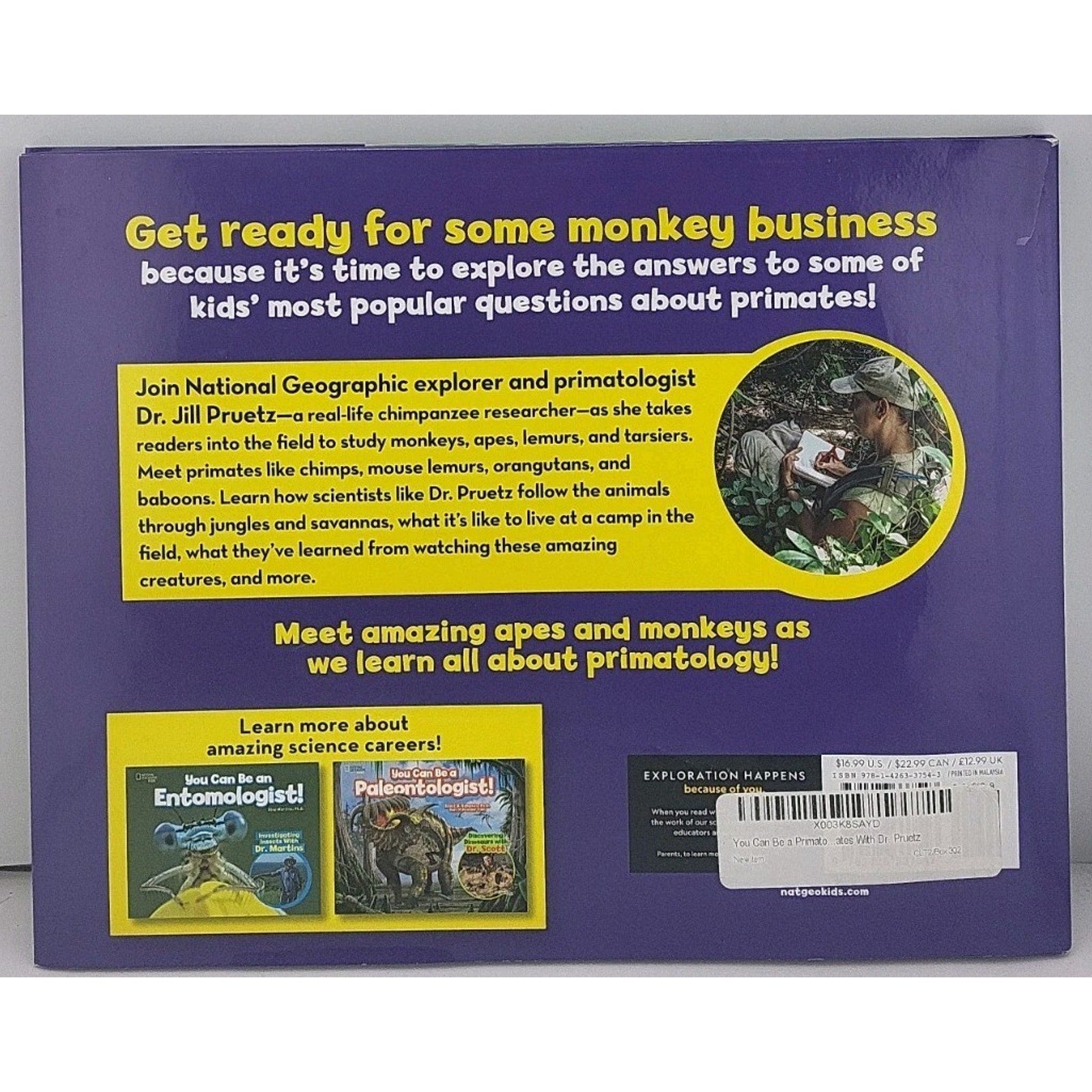 You Can Be a Primatologist: Studying Primates with Dr. Pruetz by Pruetz, Jill