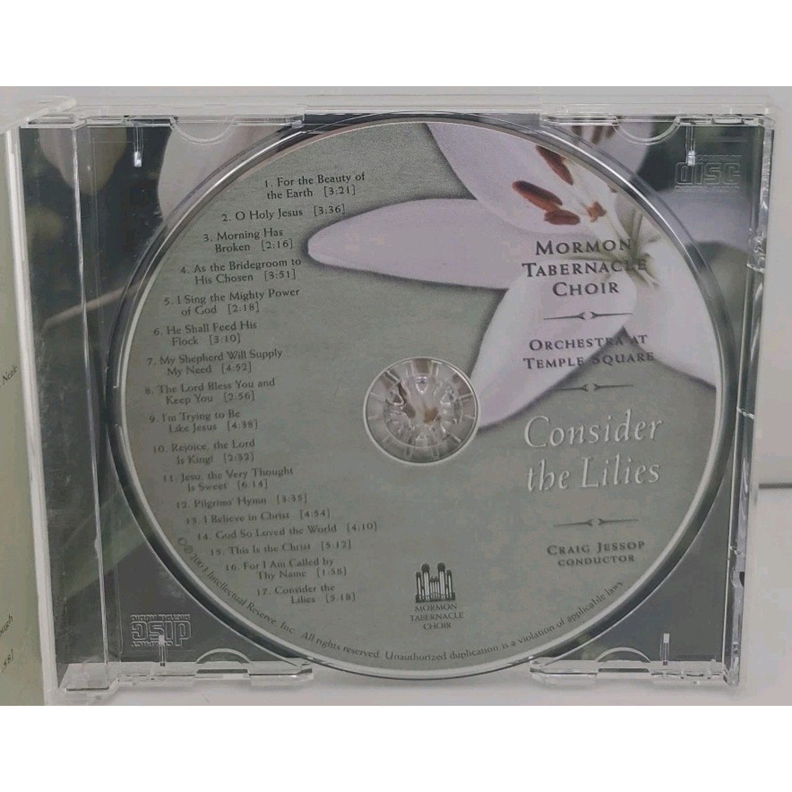 Consider the Lilies by Mormon Tabernacle Choir (CD, 2003)