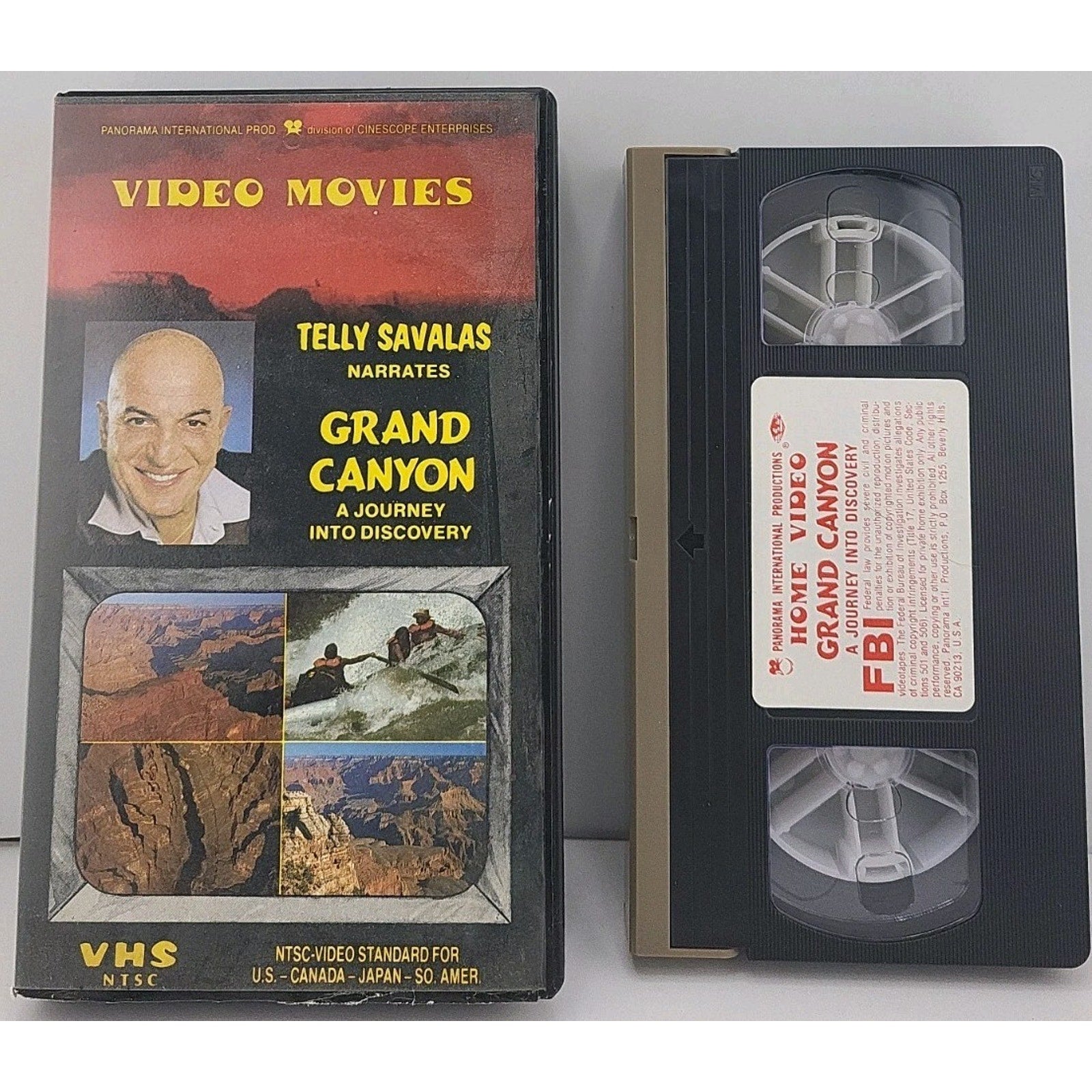 Telly Savalas Narrates Grand Canyon A Journey Into Discovery VHS
