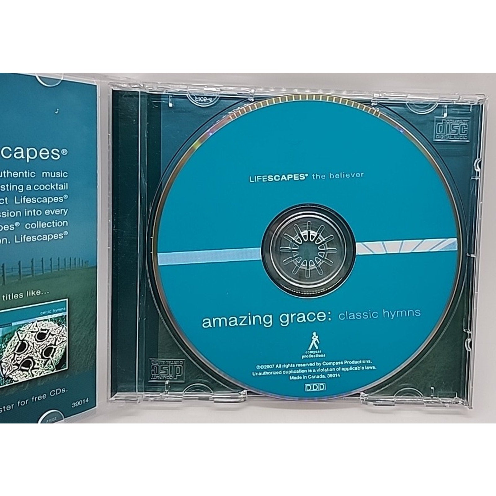Amazing Grace: Classic Hymns by Rebecca Arons (CD, 2007, Lifescapes Music)