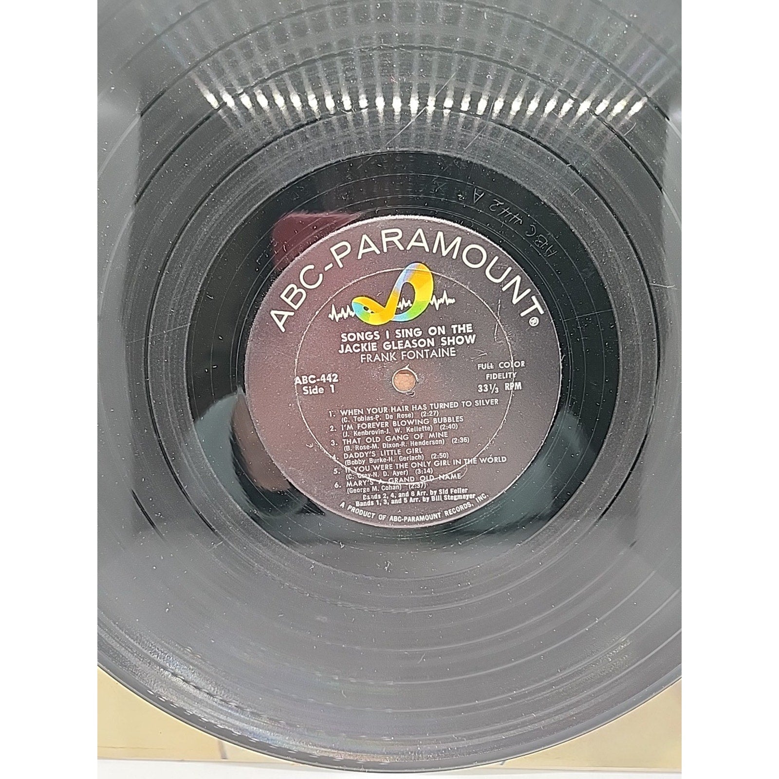 Songs I Sing On The Jackie Gleason Show- Frank Fontaine 12” Blue Cover (Record)