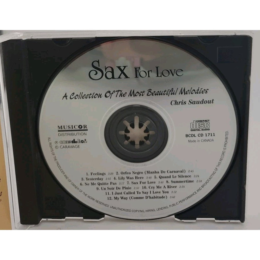 Sax For Love - A Collection Of The Most Beautiful Melodies - Chris Saudout (CD)